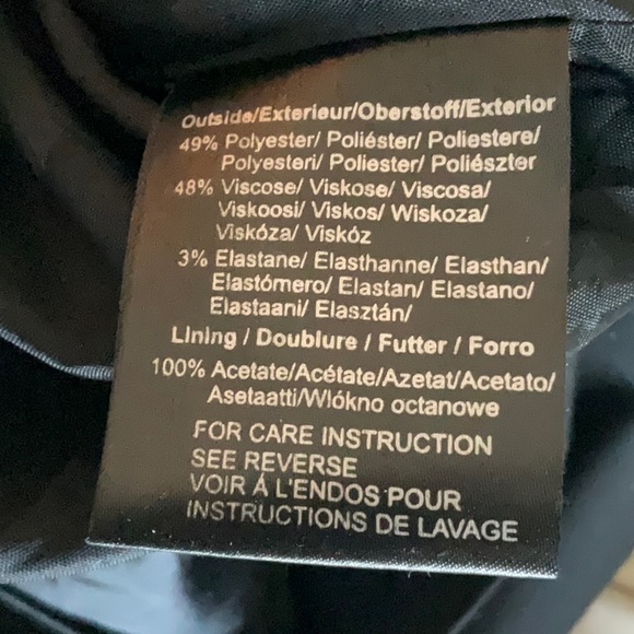 SOLD - Mexx Black Belted Midi Sheath Dress - 8 - Picture 6 of 7